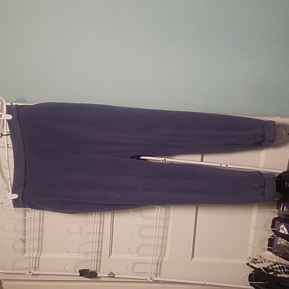 Lululemon Athletica High Rise Jogger Pants Purple Softstreme Size 10 Active Yoga